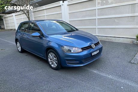 Blue 2015 Volkswagen Golf Hatch 90TSI COMFORTLINE F