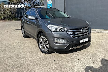 Grey 2013 Hyundai Santa FE SUV HIGHLANDER 4X4