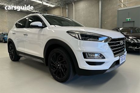 White 2018 Hyundai Tucson Wagon Highlander R-Series (Awd) Red
