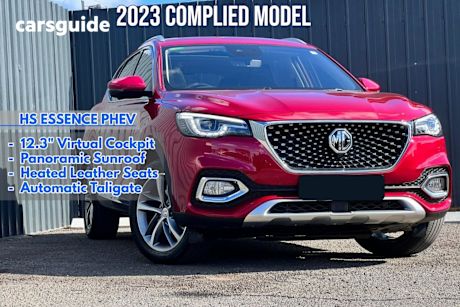 Red 2023 MG HS Wagon Phev Essence +Ev
