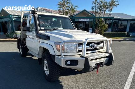 White 2021 Toyota Landcruiser Ute Tray GXL 4X4