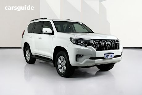 White 2021 Toyota Landcruiser Prado Wagon Gxl