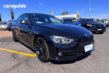 Black 2017 BMW 318I Sedan Sport Line