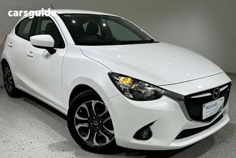 White 2014 Mazda Mazda2 Hatch GENKI F