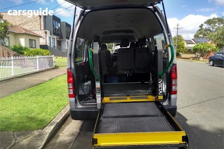 Silver 2010 Toyota HiAce SUV TRH200