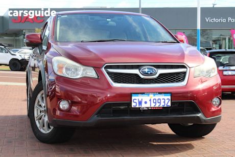 Red 2013 Subaru XV SUV HYBRID