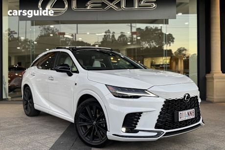 White 2024 Lexus RX500H Wagon F Sport Performance Hybrid