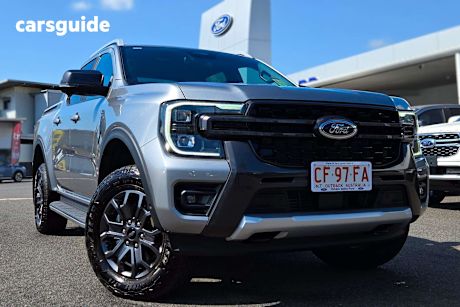 Silver 2024 Ford Ranger Ute Tray WILDTRAK 4X4