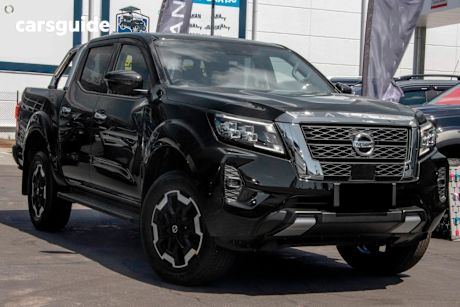 Black 2025 Nissan Navara Dual Cab Pick-up St-X (4X4) Cloth/No Sunroof