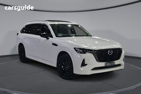 White 2025 Mazda CX-80 SUV P50E GT 4X4
