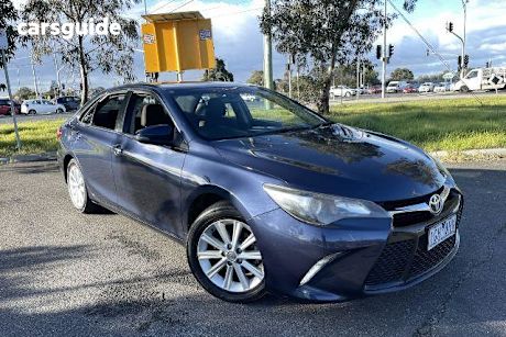 Blue 2015 Toyota Camry Sedan ATARA S F