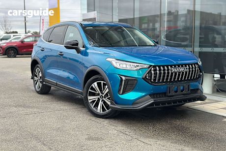 Blue 2025 GWM Haval Jolion SUV ULTRA HYBRID F