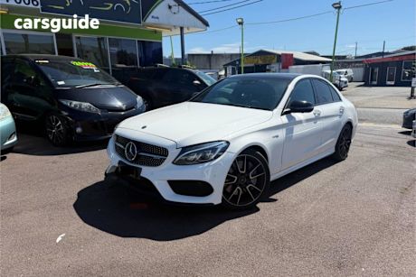 White 2017 Mercedes-Benz C43 Sedan