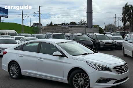 White 2016 Hyundai Sonata Sedan ACTIVE F