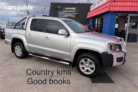Silver 2014 Volkswagen Amarok Dual Cab Utility Tdi420 Highline (4X4)