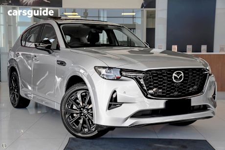 Silver 2025 Mazda CX-60 Wagon G40E Gt Hybrid