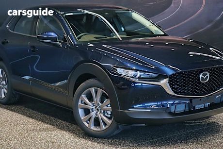 Blue 2024 Mazda CX-30 SUV G20 TOURING F