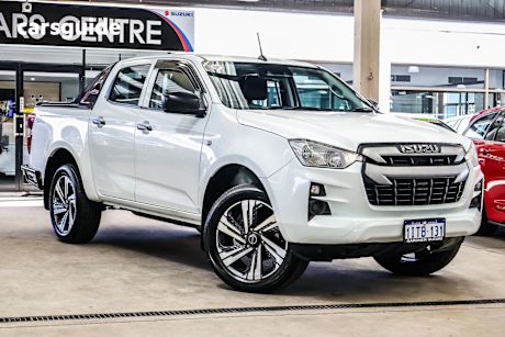 White 2020 Isuzu D-MAX Ute Tray SX 4X4
