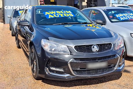 Black 2017 Holden Commodore Sedan SV6 R
