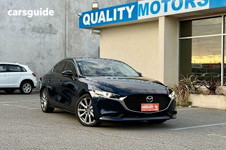 Blue 2022 Mazda Mazda3 Sedan G25 ASTINA F