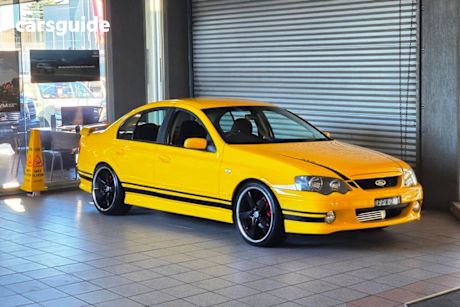 Yellow 2004 Ford Falcon Sedan Xr6T