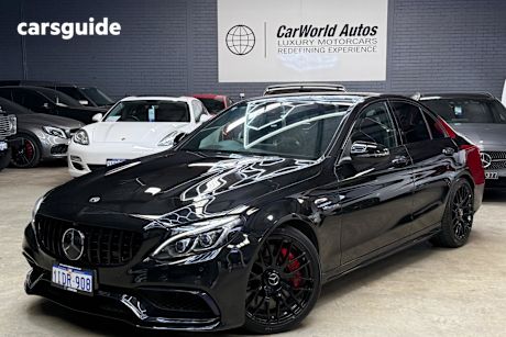 Black 2018 Mercedes-Benz C Sedan 63 S 205 MY18
