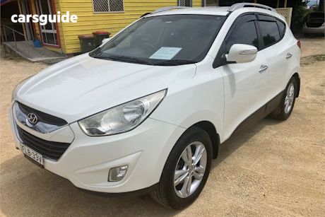 White 2011 Hyundai IX35 Wagon Elite (Awd)