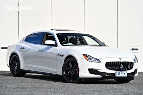 White 2014 Maserati Quattroporte Sedan S R