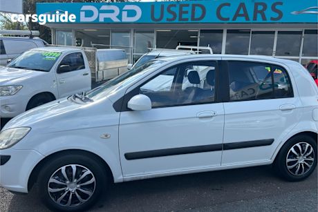 White 2005 Hyundai Getz Hatchback 1.6