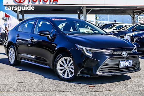 Black 2023 Toyota Corolla Sedan ASCENT SPORT HYBRID F