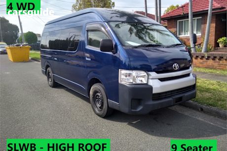 Blue 2014 Toyota HiAce OtherCar COMMUTER R