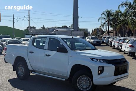 White 2019 Mitsubishi Triton Double Cab Pick Up Glx Adas