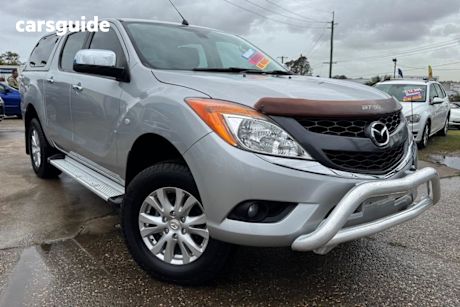 Silver 2013 Mazda BT-50 Ute Tray GT 4X4