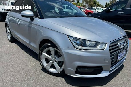Silver 2017 Audi A1 Hatchback Sportback 1.4 Tfsi Sport