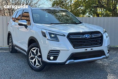 White 2021 Subaru Forester SUV HYBRID L 4WD
