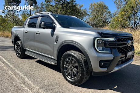 Silver 2024 Ford Ranger Ute Tray WILDTRAK 4X4