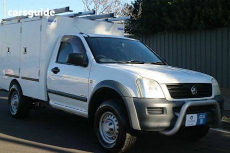 White 2005 Holden Rodeo Crew Cab Pickup Lt