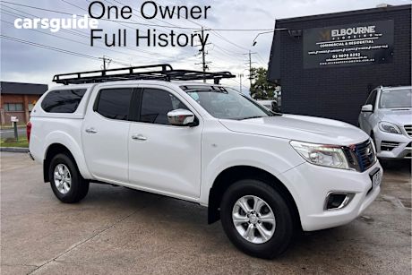 White 2018 Nissan Navara Ute Tray ST R