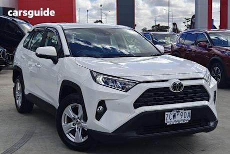 White 2021 Toyota RAV4 SUV GX F