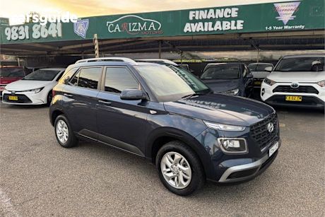 Blue 2021 Hyundai Venue Wagon
