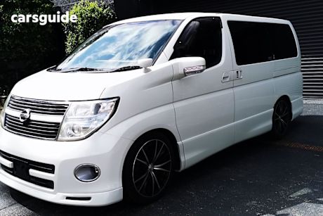 White 2009 Nissan Elgrand OtherCar HIGHWAY STAR