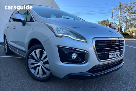 Grey 2015 Peugeot 3008 Wagon Active 1.6