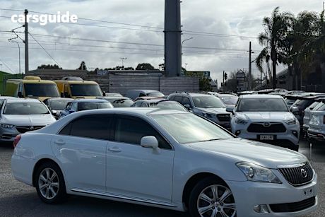 White 2009 Toyota Crown Sedan MAJESTA