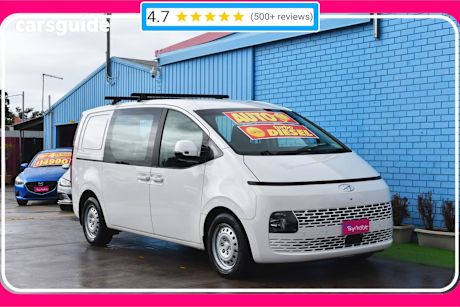 White 2021 Hyundai Staria Crew Van 5S 2.2D Liftback