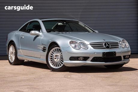 Silver 2005 Mercedes-Benz SL-Class Convertible SL55 AMG R