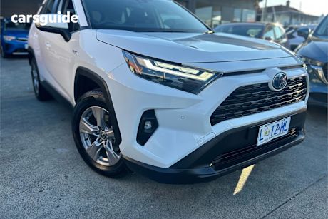White 2023 Toyota RAV4 Wagon Gx (2Wd) Hybrid