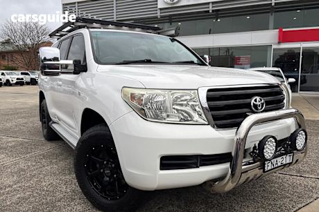 White 2011 Toyota Landcruiser SUV GXL 4X4