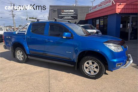 Blue 2014 Holden Colorado Crew Cab Pickup Lt (4X4)