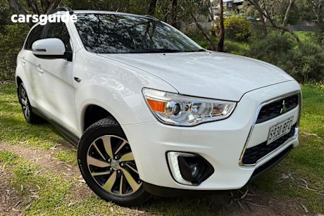White 2015 Mitsubishi ASX SUV LS 4X4