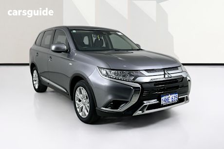 Grey 2021 Mitsubishi Outlander Wagon Es 7 Seat (2Wd)